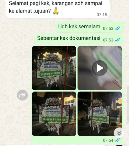 Pengiriman Papan Bunga Selamat Cipondoh Makmur